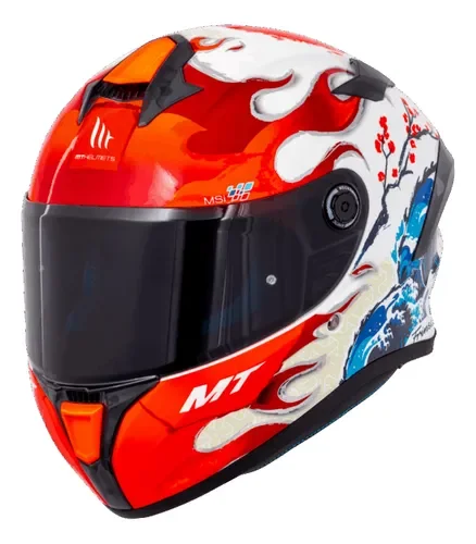 Capacete MT Targo S Yamanaka 24 Japan A5 Brilho - Spinelli Motos